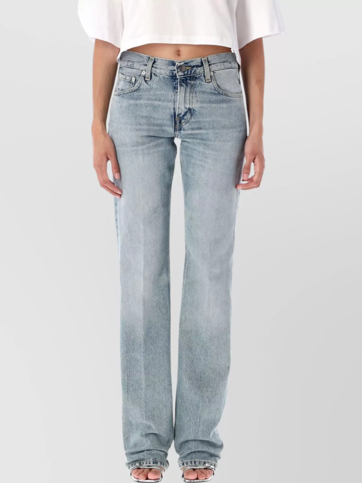 Haikure Cotton Straight-Leg Trousers
