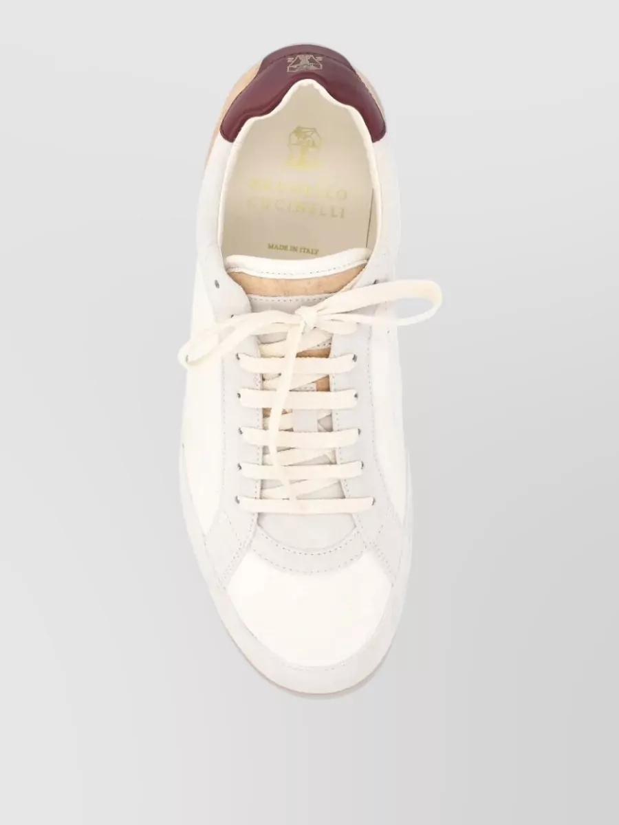 Brunello Cucinelli Leather Low-Top Sneakers