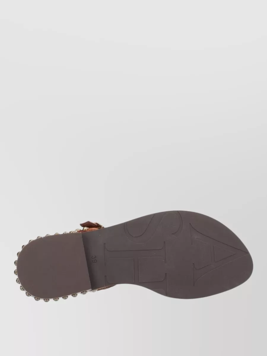 Ash Leather Sandals