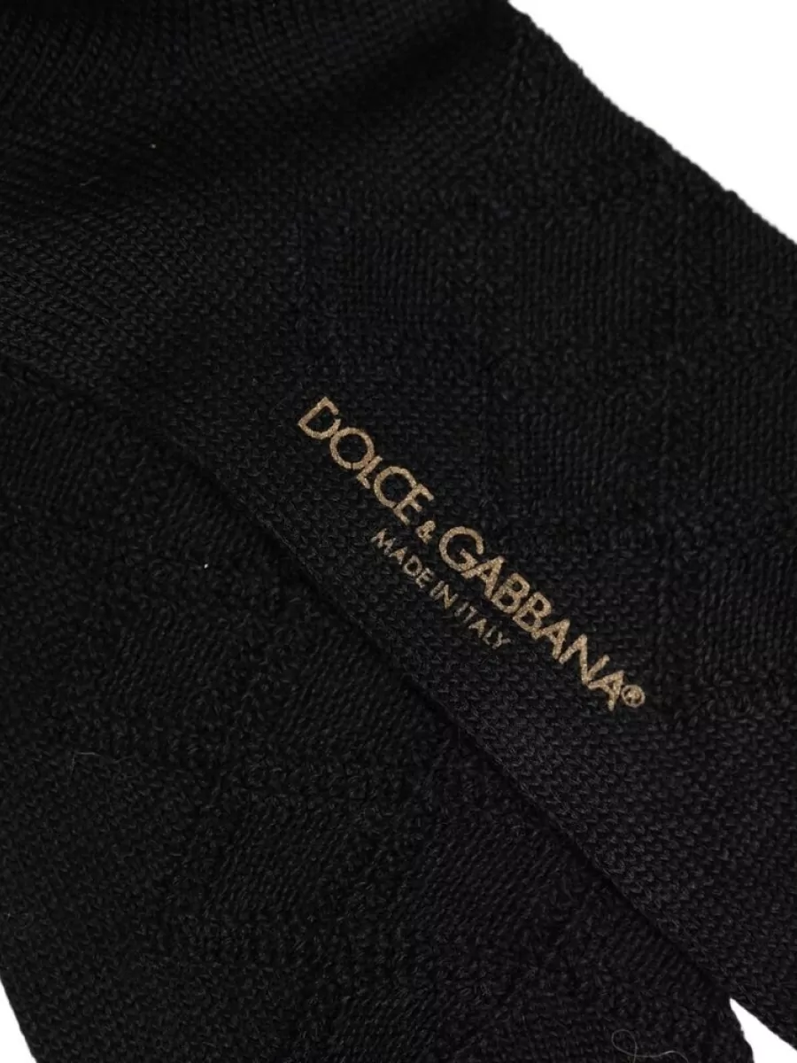 Dolce&Gabbana Wool Knee-High Socks