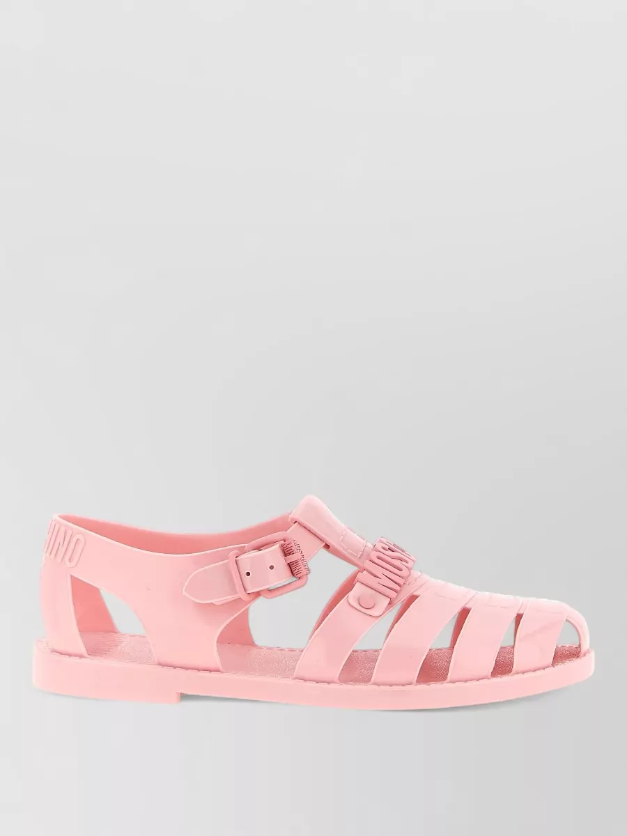 Moschino pvc jelly sandals