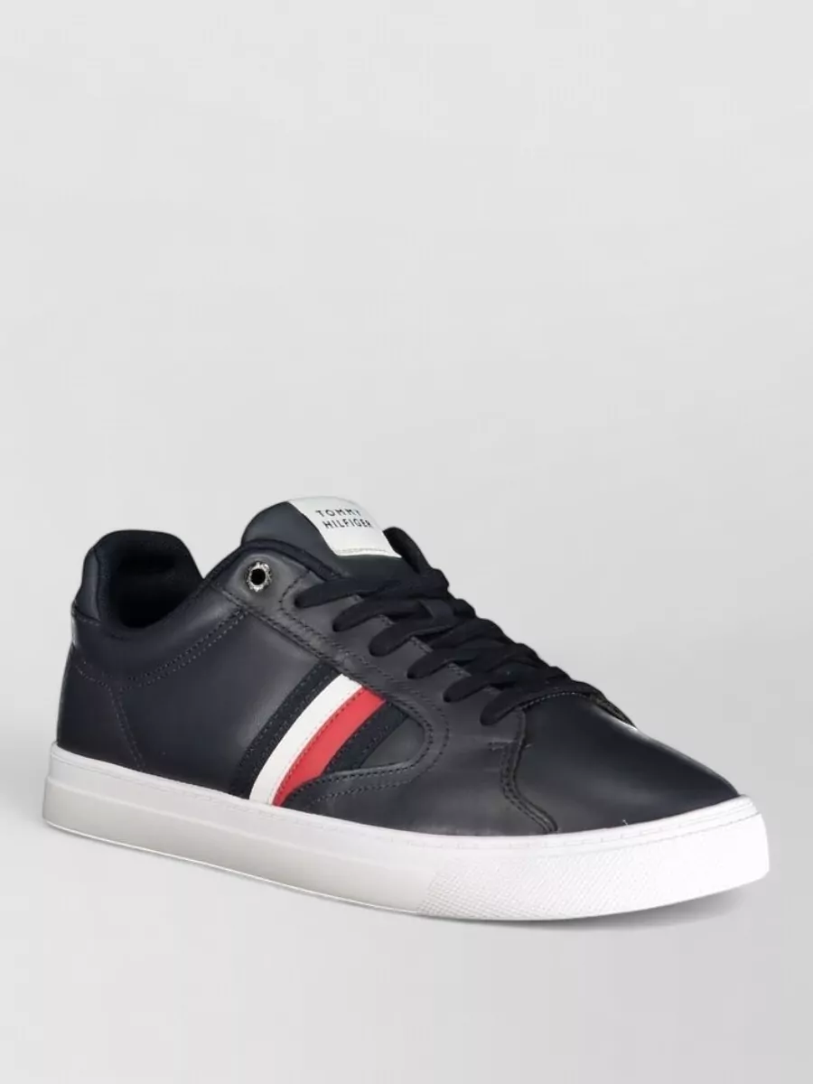 Tommy Hilfiger leather lace-up sneakers