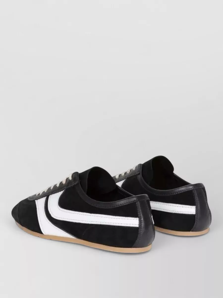 Dries Van Noten Leather Low-Top Sneakers
