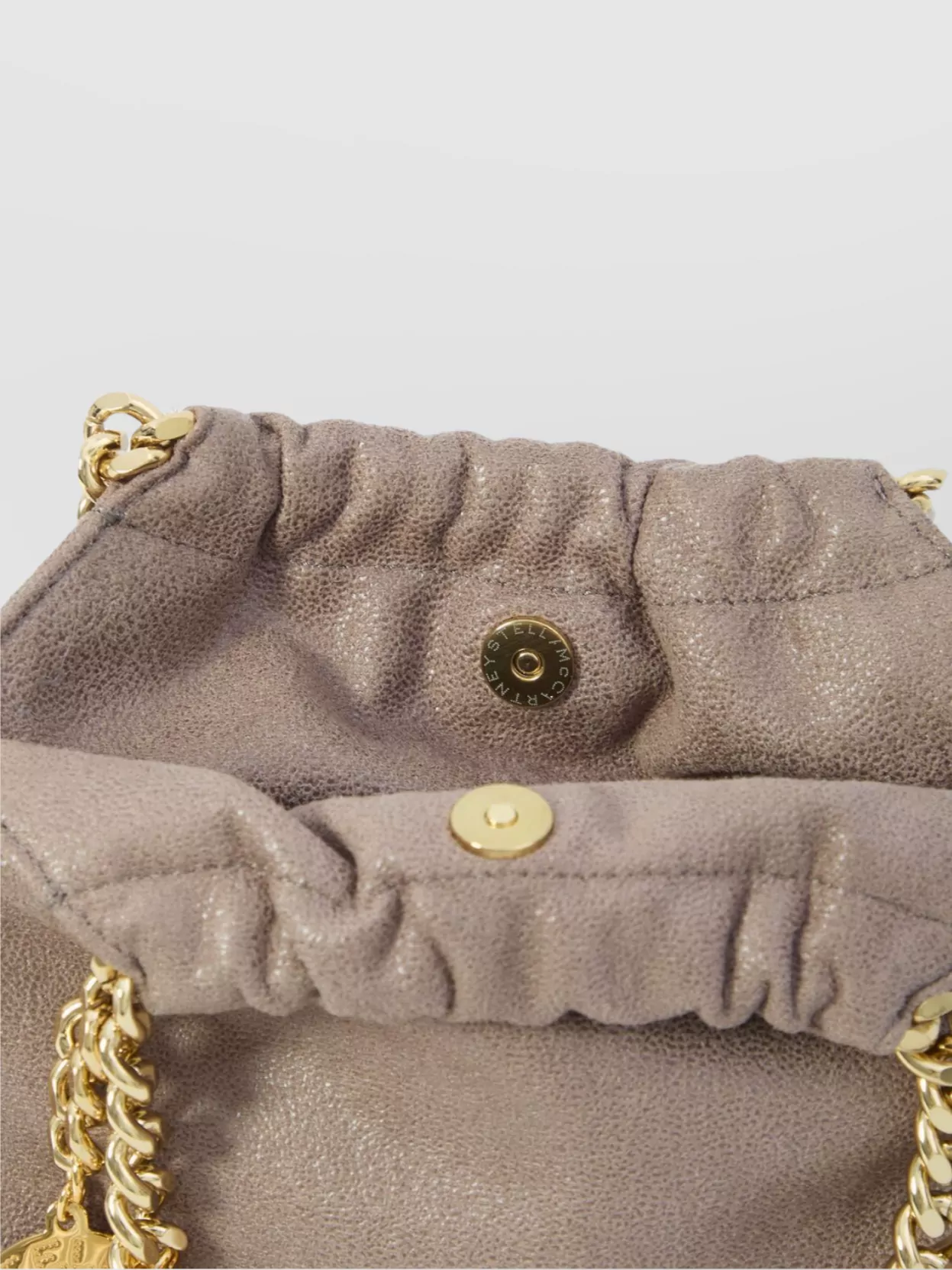 Stella Mccartney Shaggy Deer Drawstring Cross-Body Bag