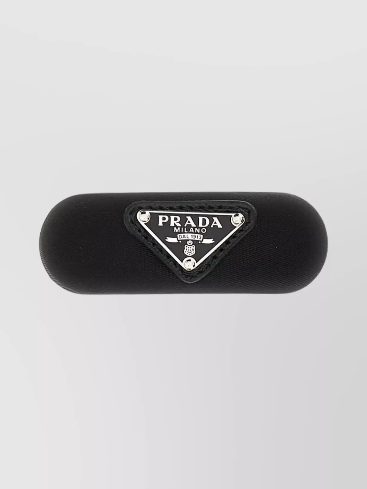 Prada Rectangular Fabric Hair Accessory Clip