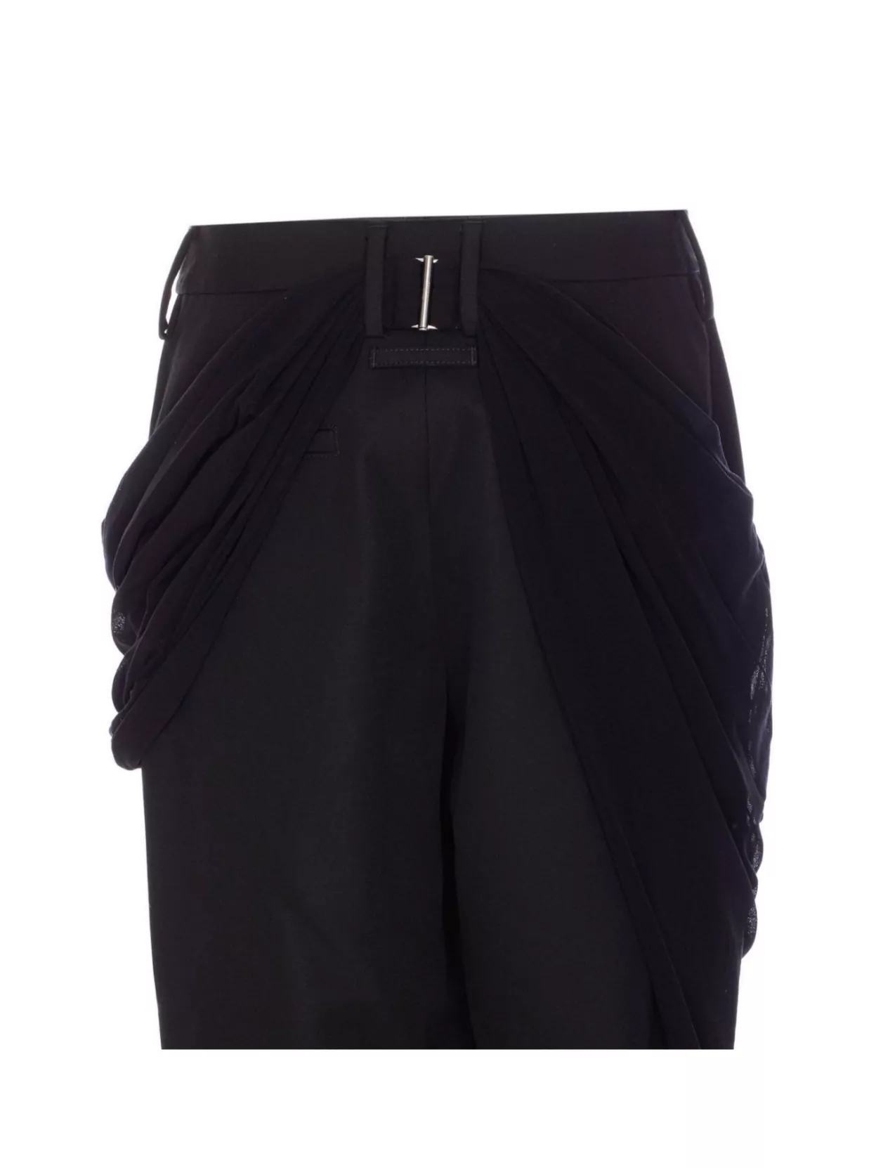Jean Paul Gaultier Tailored Trousers Draped Detail
