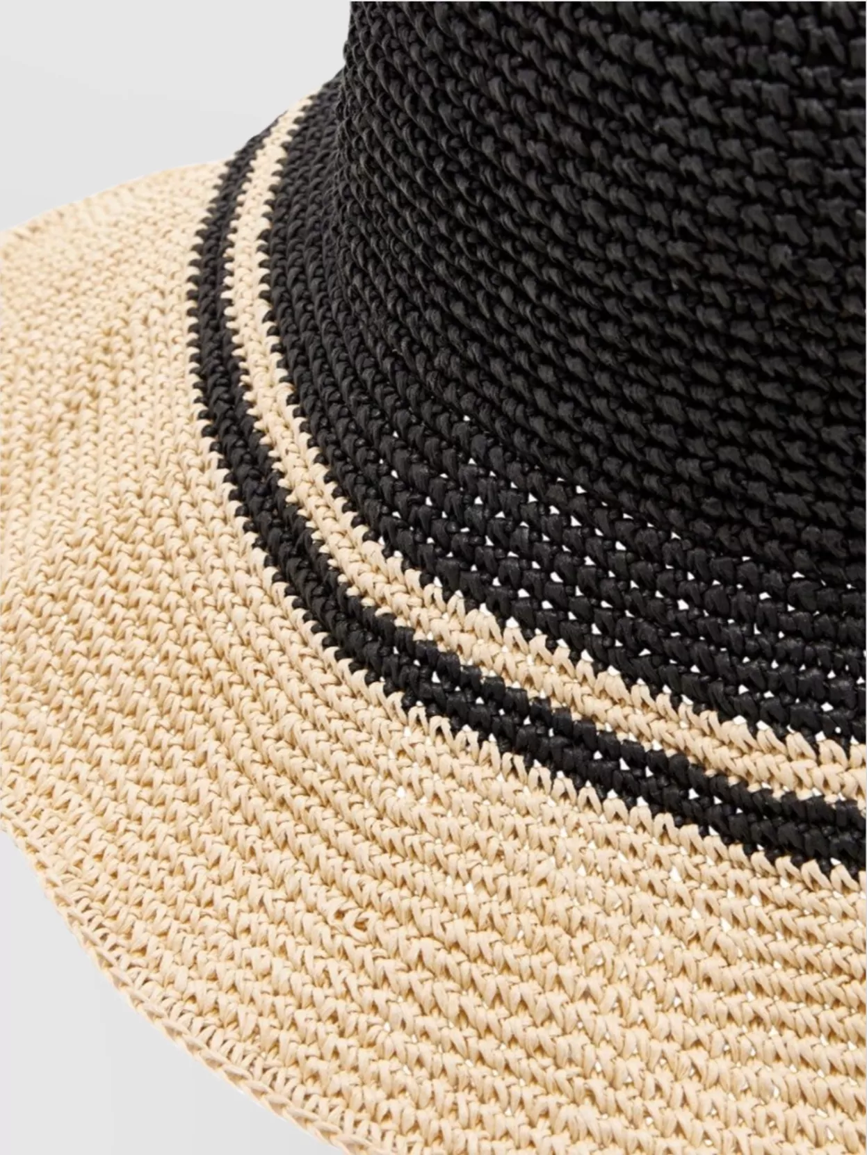 Totême Woven Paper Straw Wide Brim Hat