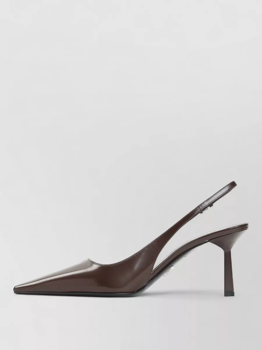 Prada Leather Slingback Pumps