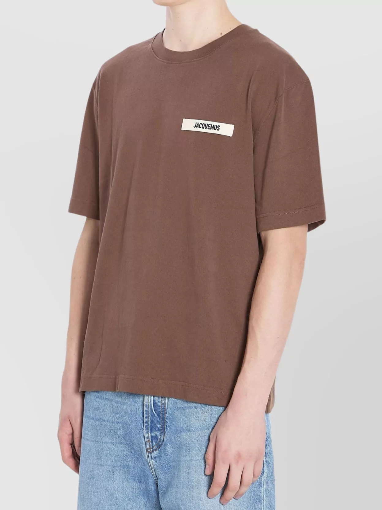 Jacquemus Organic Cotton Crewneck T-Shirt With Short Sleeves