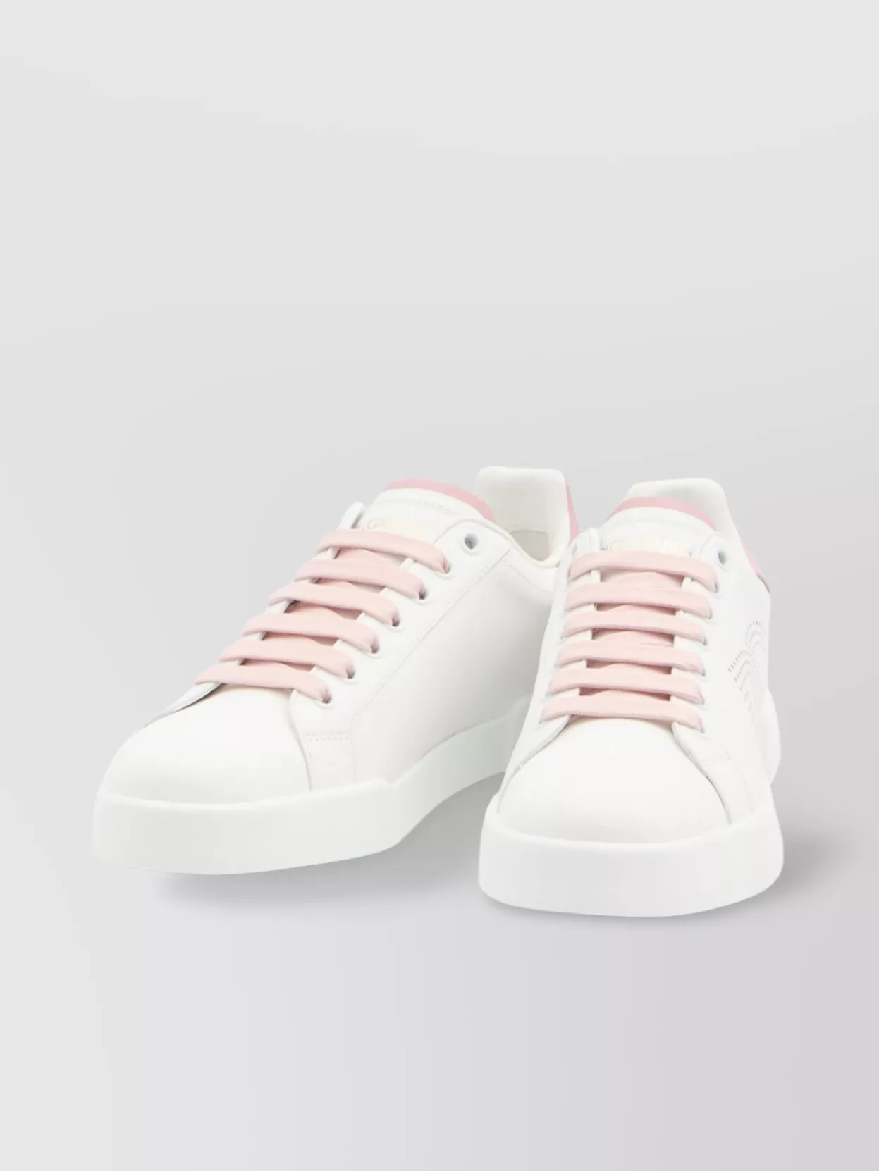 Dolce & Gabbana Light Strobel Sneakers From Portofino In White