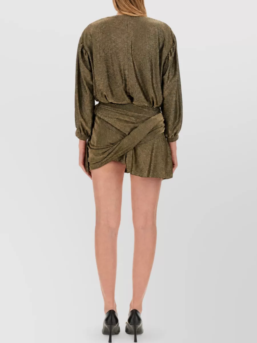 Balenciaga V-Neck Evening Dress
