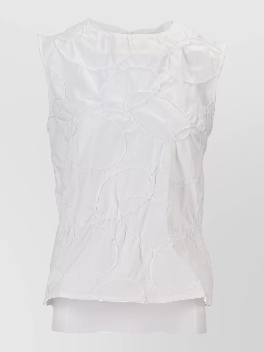 Niccolò Pasqualetti cotton embroidered tank top