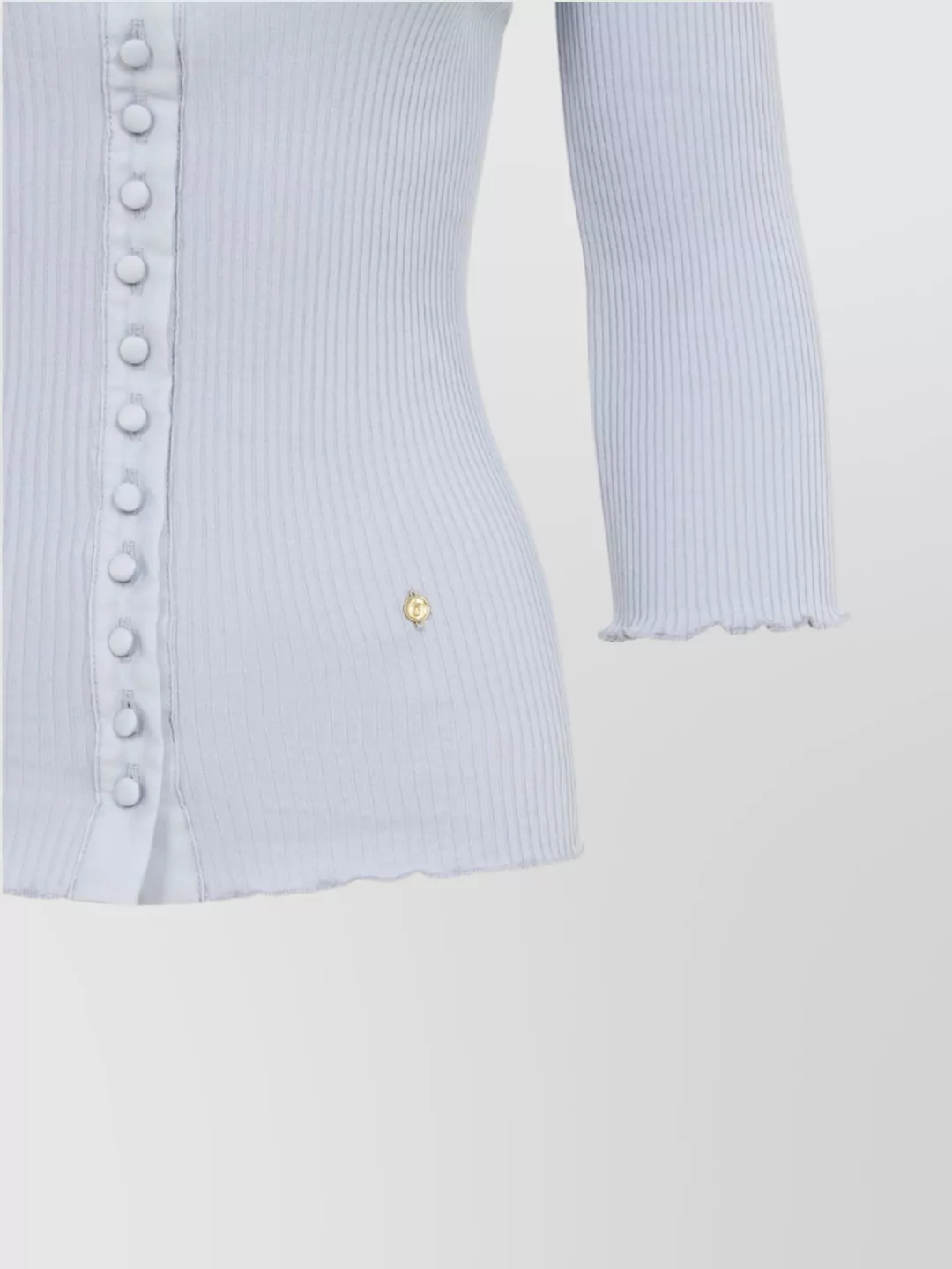 Chloé Knitwear With Contrast Trim And Scalloped Edges
