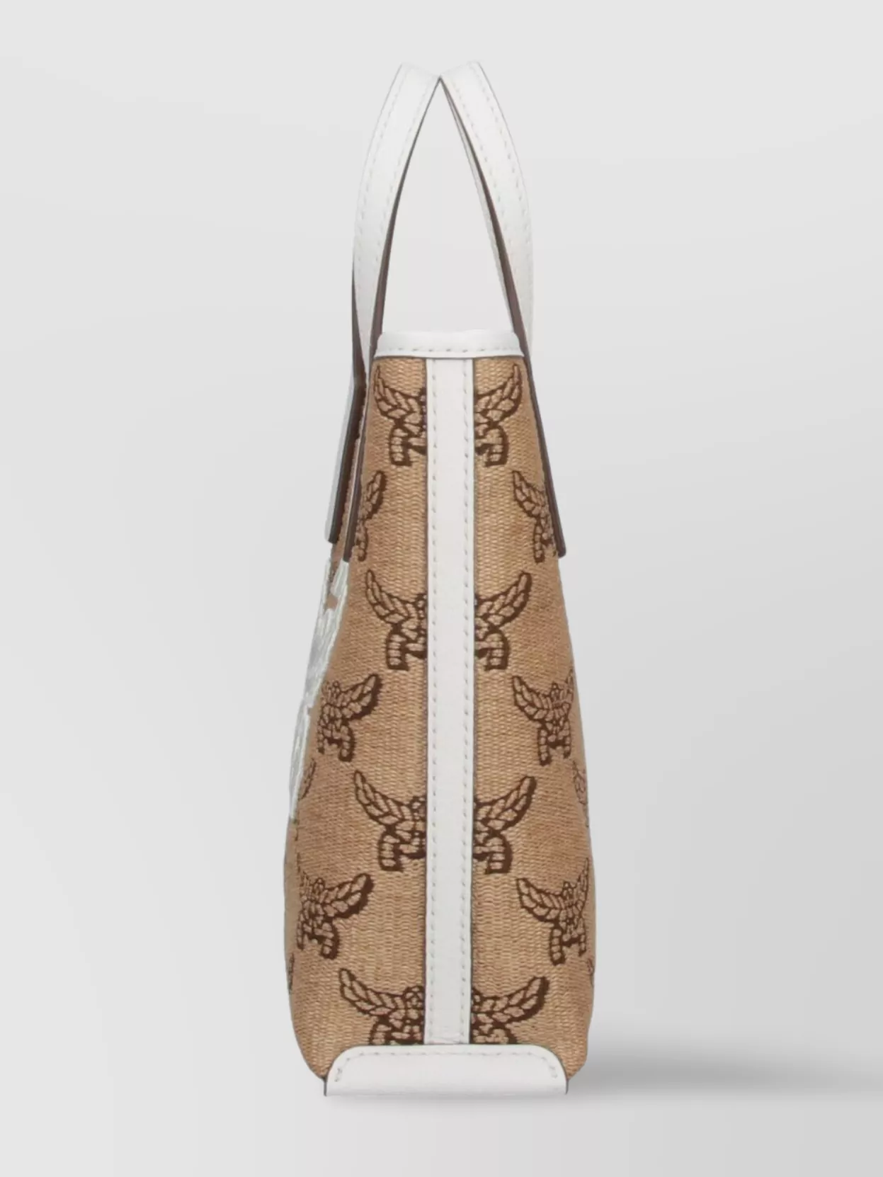 Mcm Shopper With Adjustable Strap And Top Handles