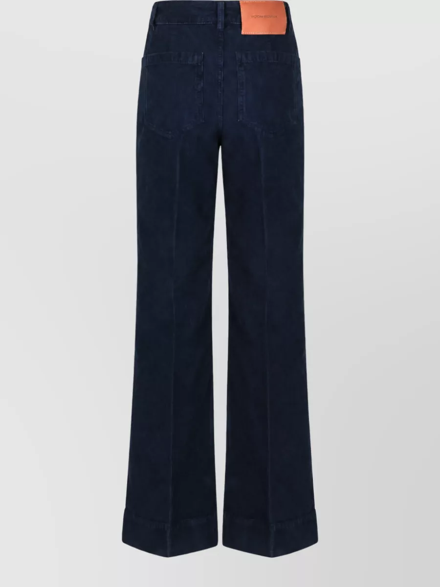 Victoria Beckham Corduroy Straight-Leg Jeans
