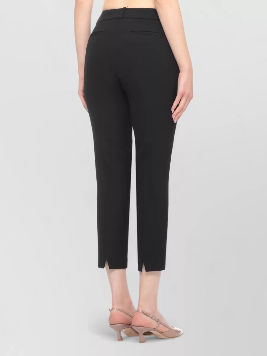 Peserico Tailored Trousers With Leather Belt Loops