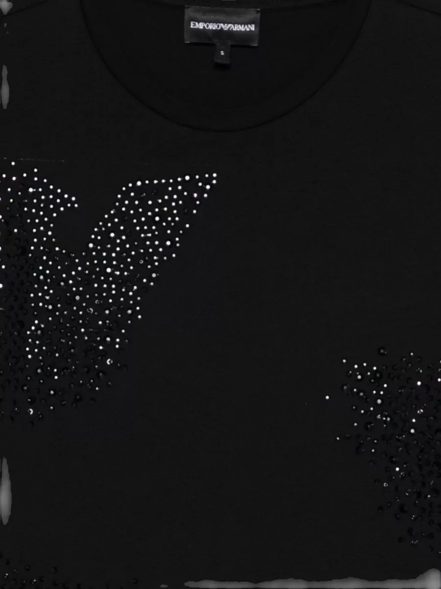 Emporio Armani Logo Cotton T Shirt Short Sleeves