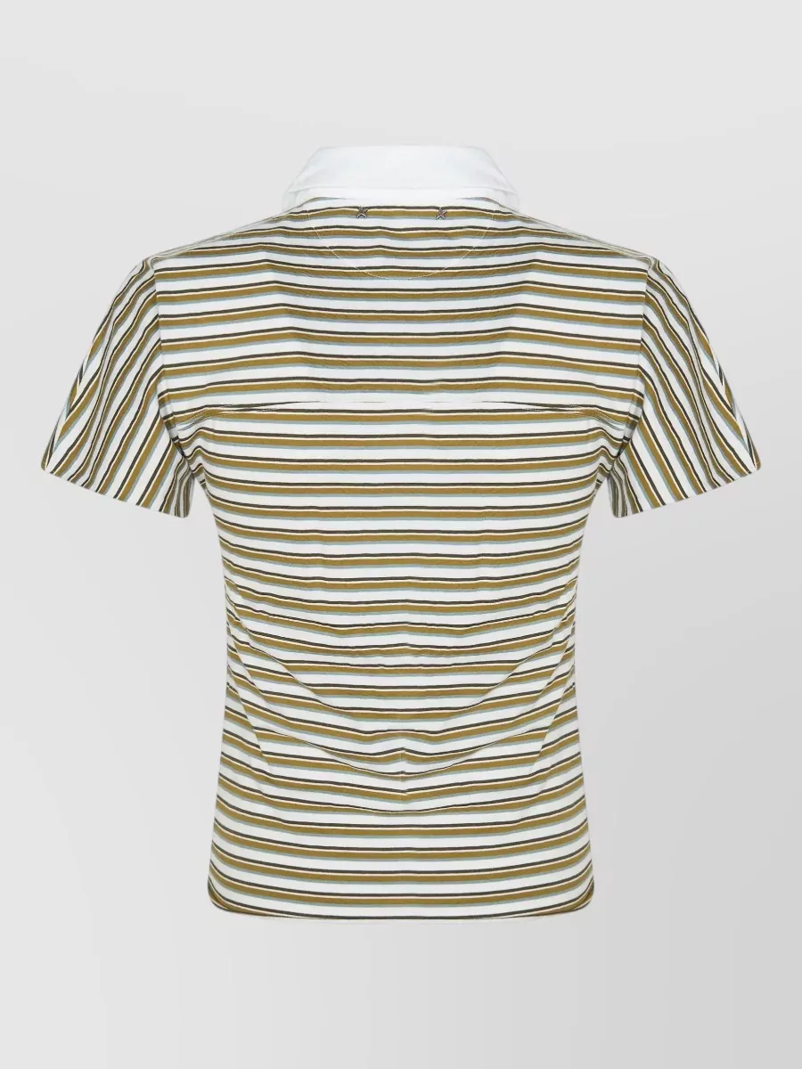Golden Goose Striped Cotton Slim-Fit Polo Shirt
