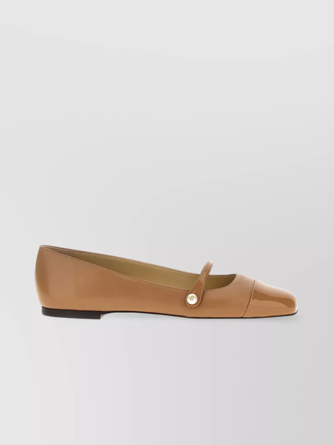 Jimmy Choo Biscuit Nappa Leather Elisa Ballerinas