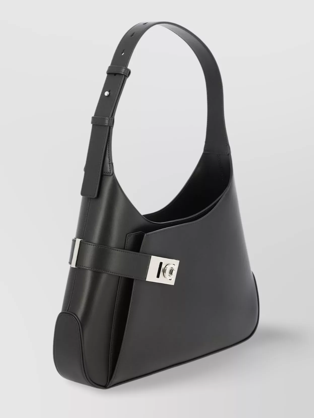 Ferragamo "Slouchy" Top Handle Shoulder Bag With Adjustable Strap