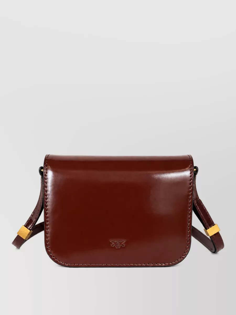 Pinko na leather cross-body bag