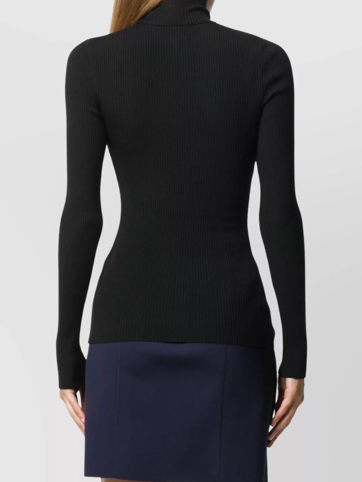 Wolford Ribbed Turtleneck Sweater In Virgin Wool