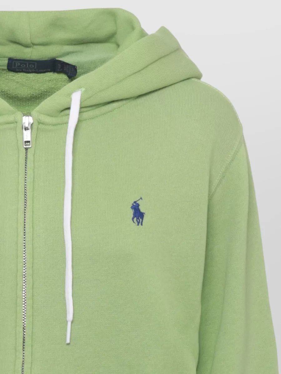 Ralph Lauren Ribbed Hoodie Sweatshirt