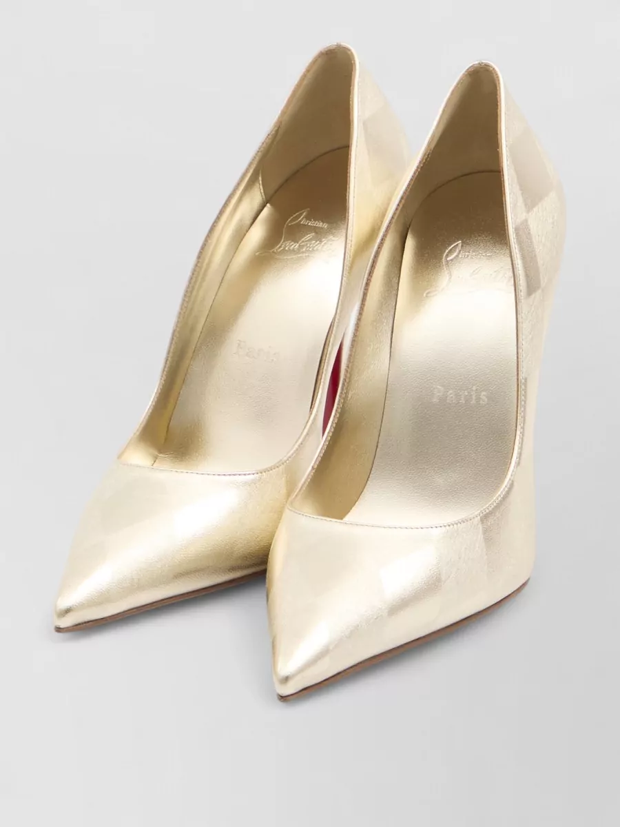 Christian Louboutin Miss Z Pumps Laminated Lamb Leather Stiletto