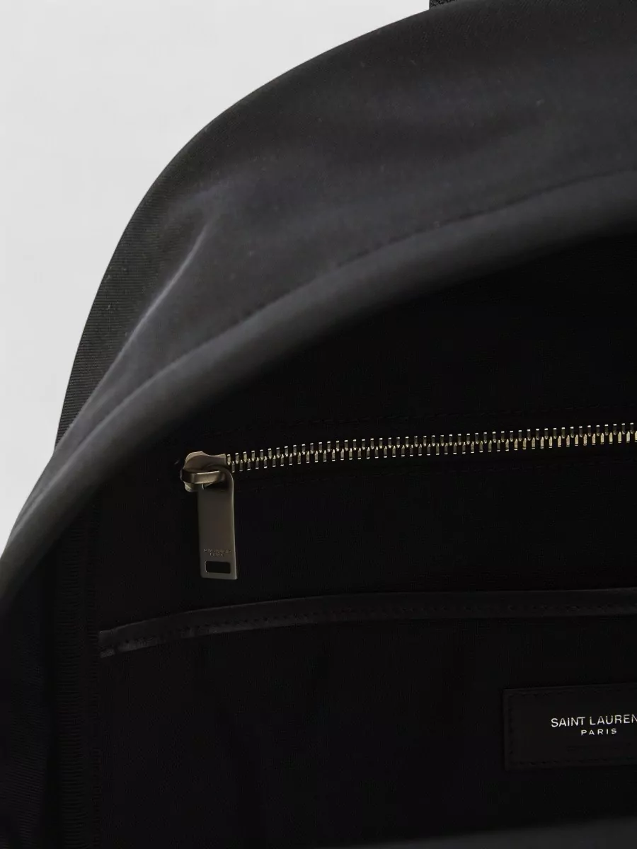 Saint Laurent City Backpack In Canvas And Nylon