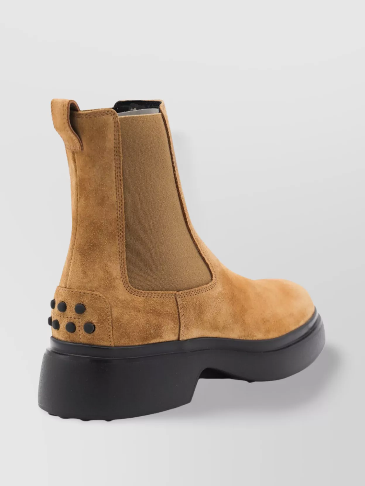 Tod's Chunky Sole Suede Finish Ankle Boots