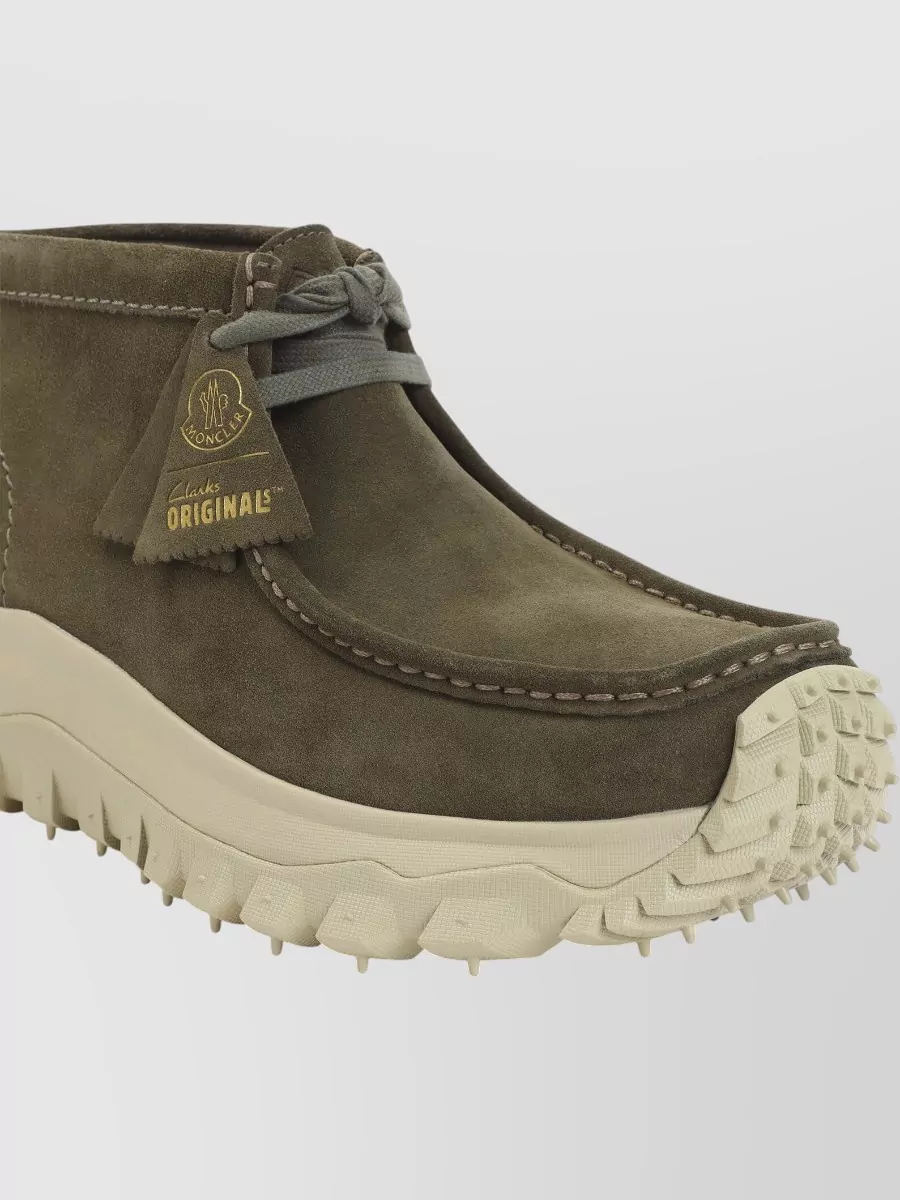 Moncler Leather High-Top Sneakers