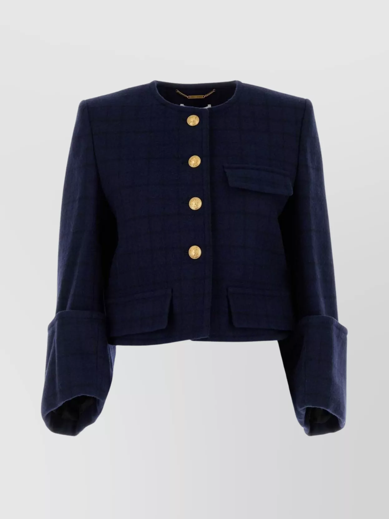 Chloé Printed Wool Blend Blazer Body