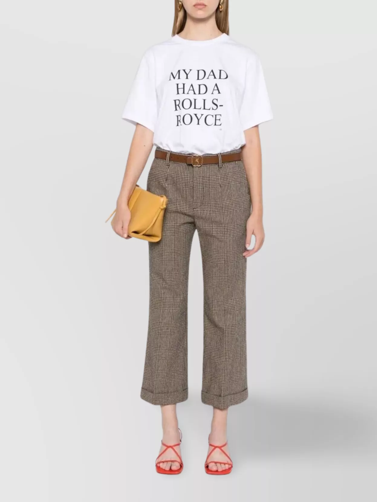 Victoria Beckham Rolls-royce Inspired Graphic Cotton T-shirt In White