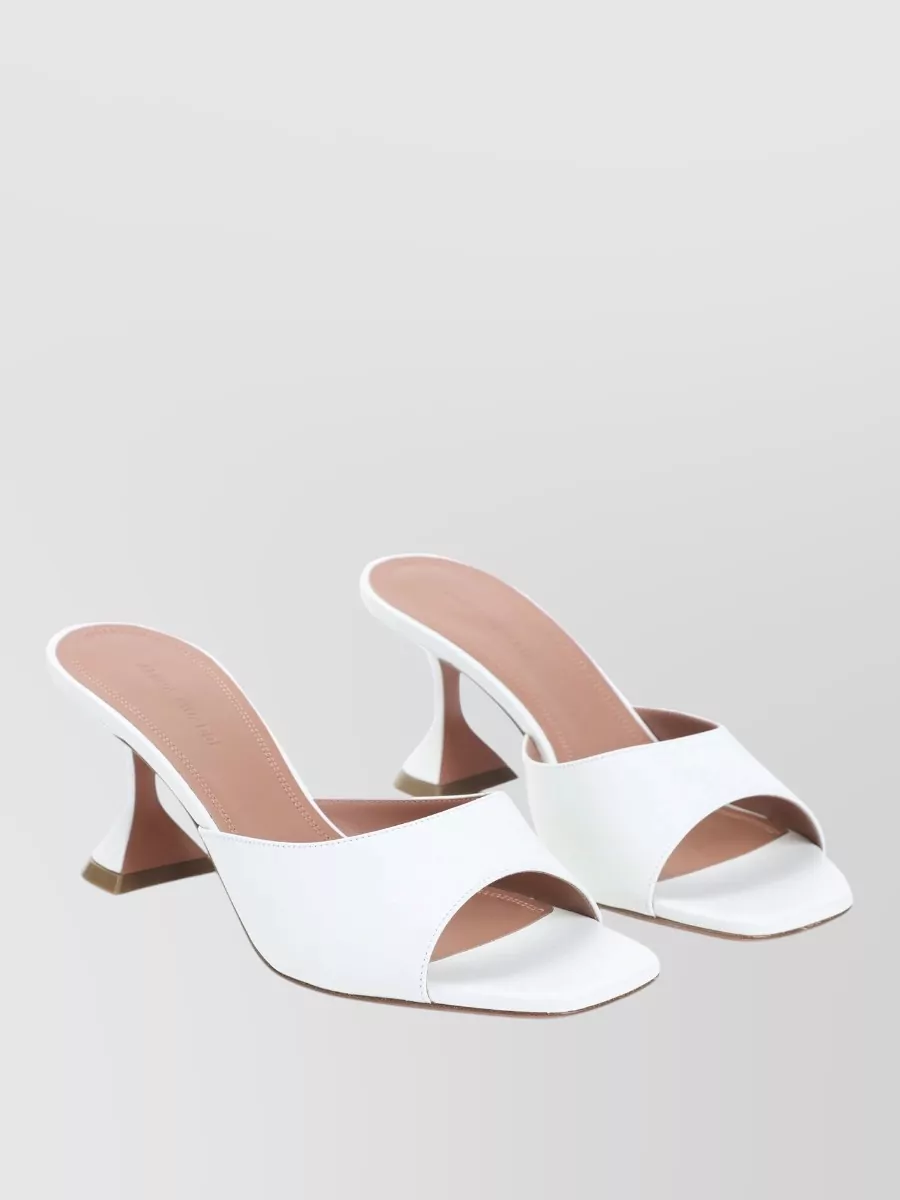 Amina Muaddi Leather Mules