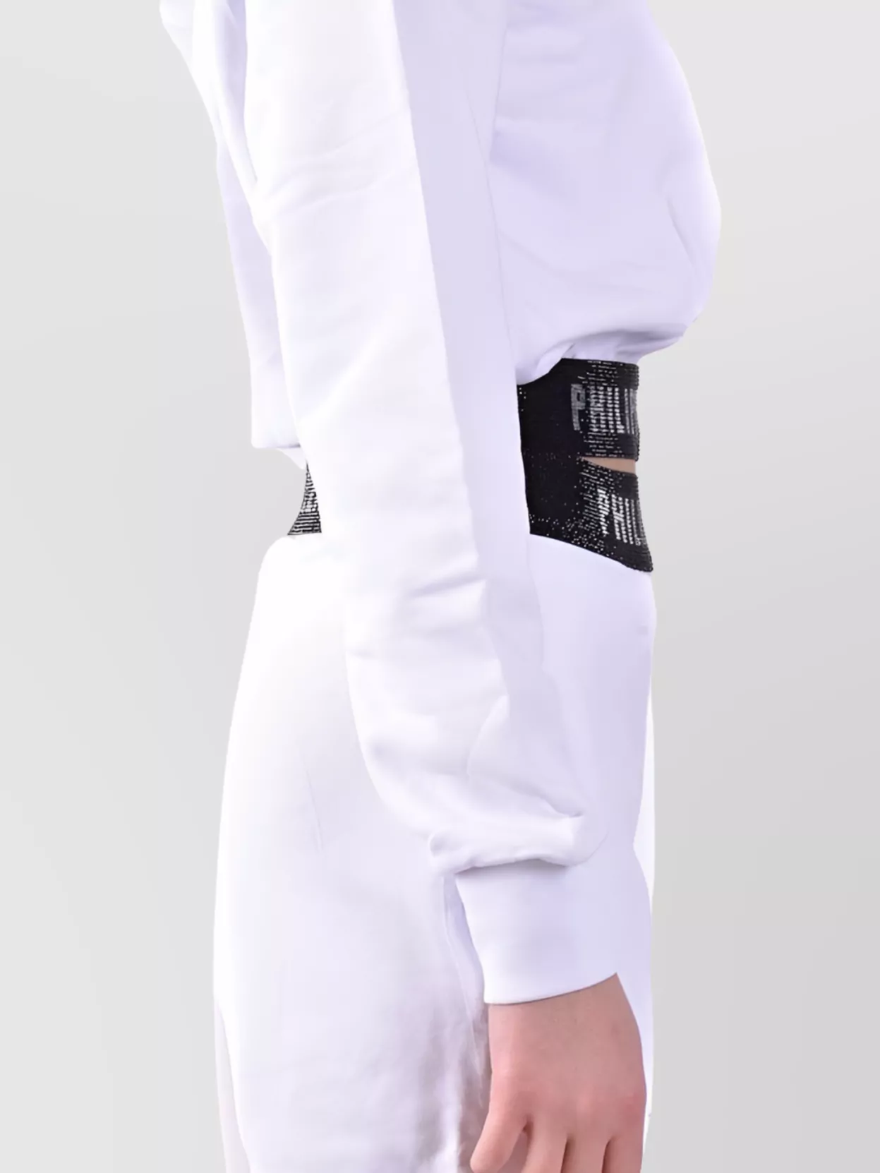 Philipp Plein Elastic Waistband Hooded Blazers In Purple