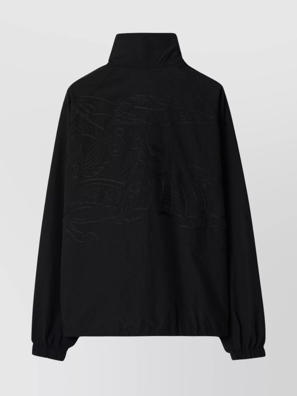 Burberry Logo Embossed Drawstring Jacket