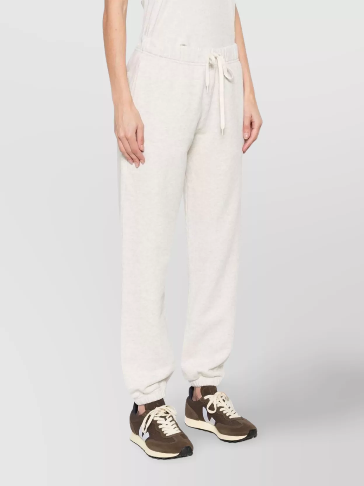 Autry Straight Leg Trousers Elastic Waistband In Multi
