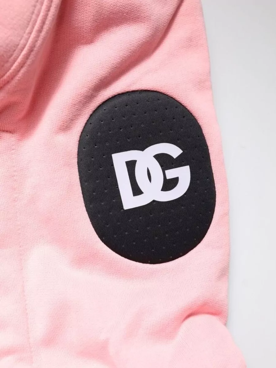 Dolce&Gabbana Cotton Cropped Sleeveless Hooded Vest