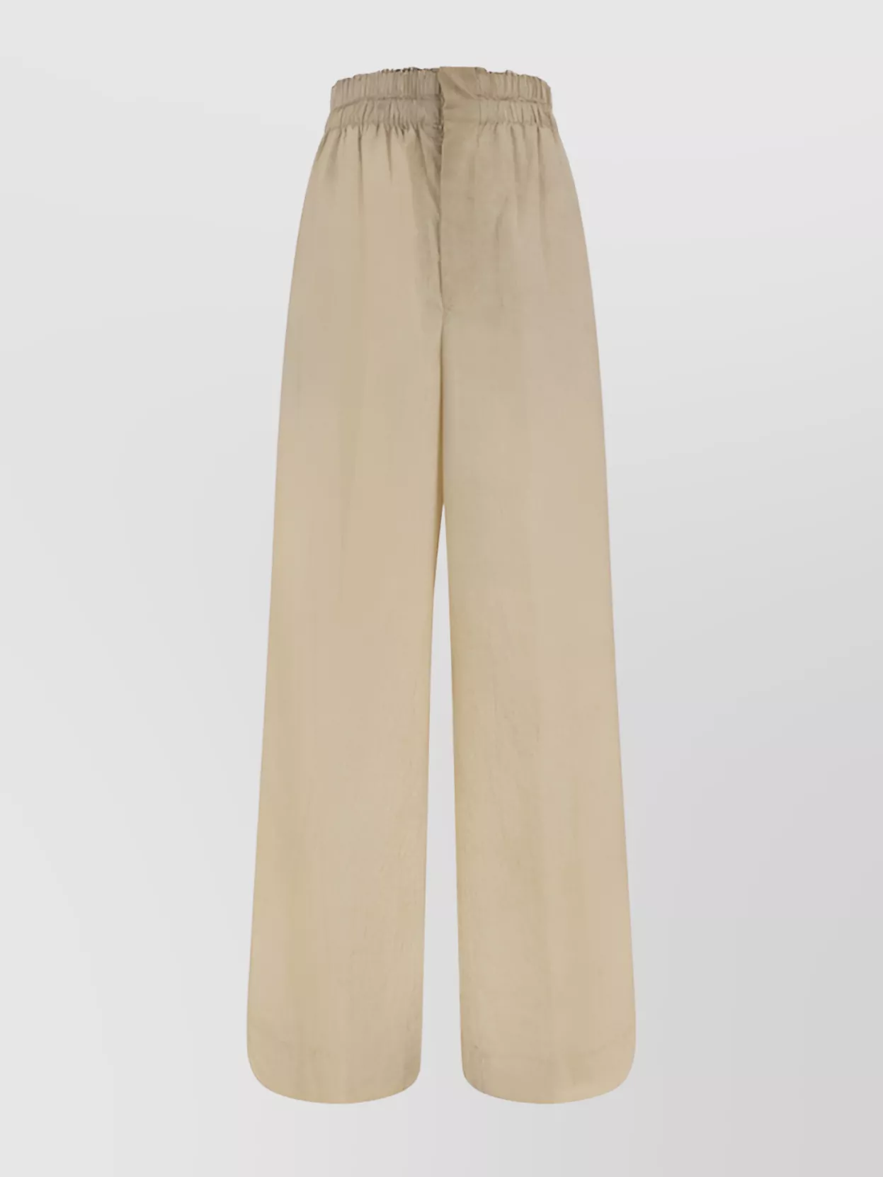 Shop Quira Oversize Cotton Trousers Monochrome Pattern