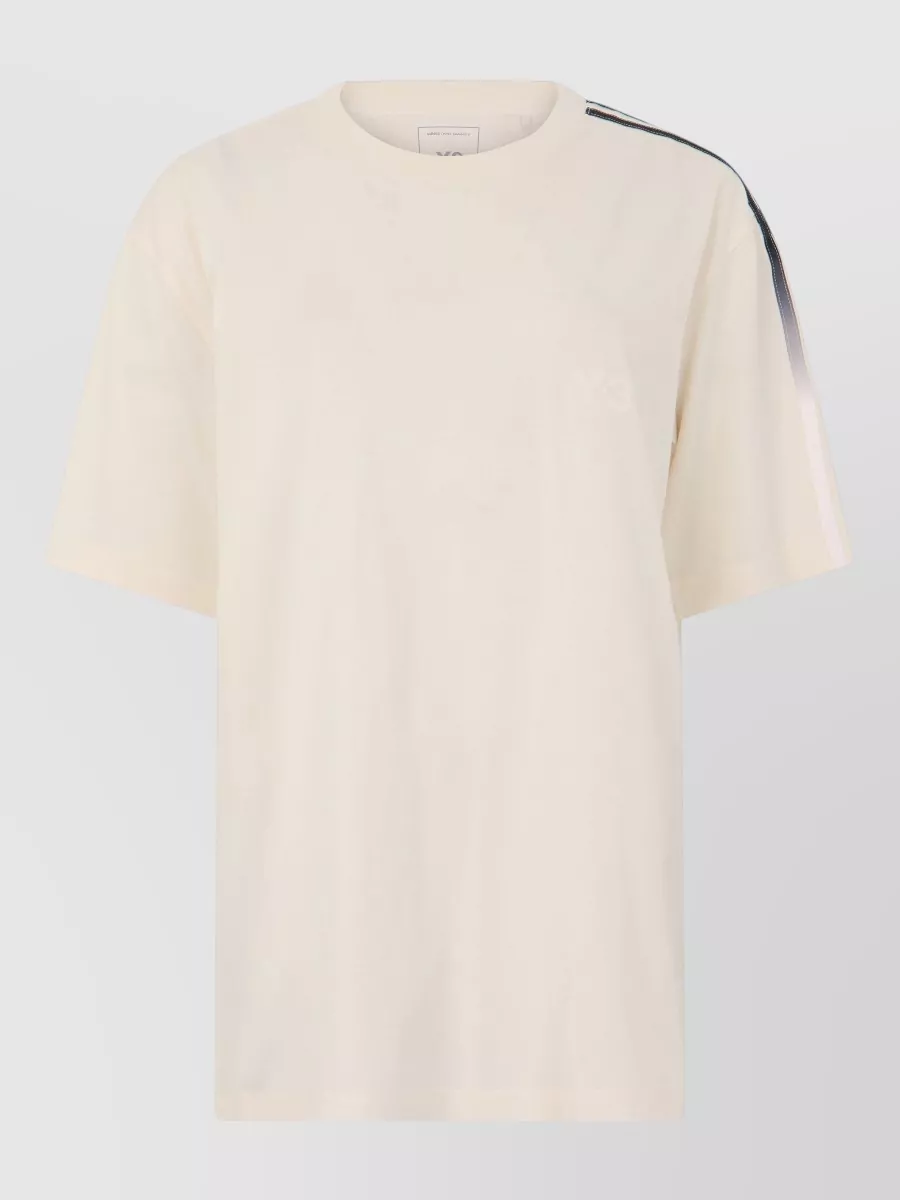 Adidas Y3 striped short-sleeve t-shirt