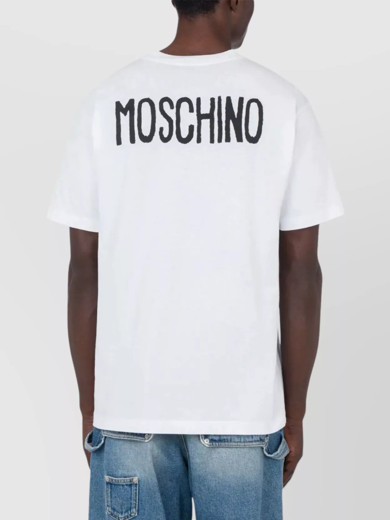 Moschino Crew Neck Graphic Print T-Shirt