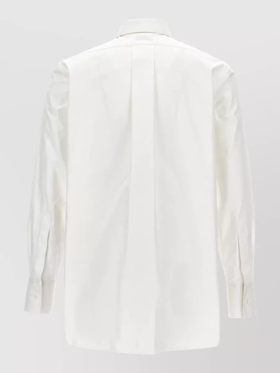 Burberry Embroidered Cotton Shirt