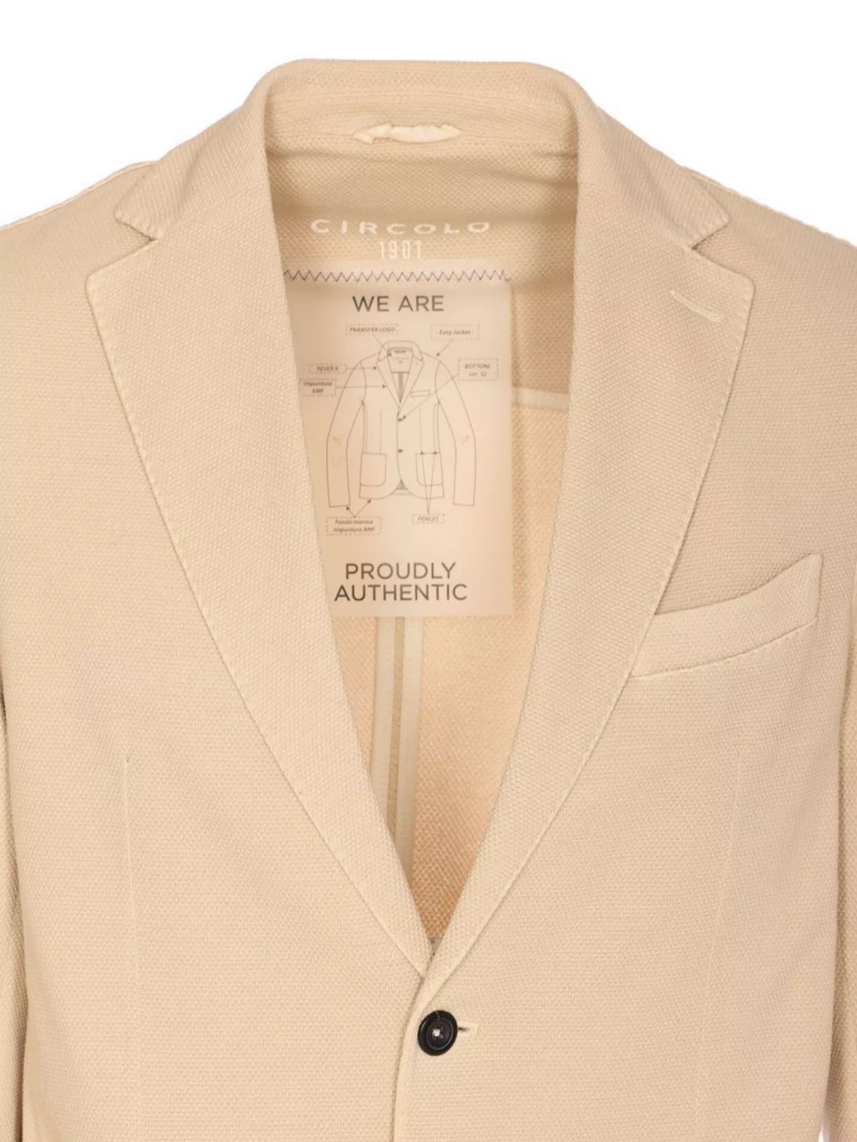 Circolo 1901 Split Lapel Single-Breasted Jacket