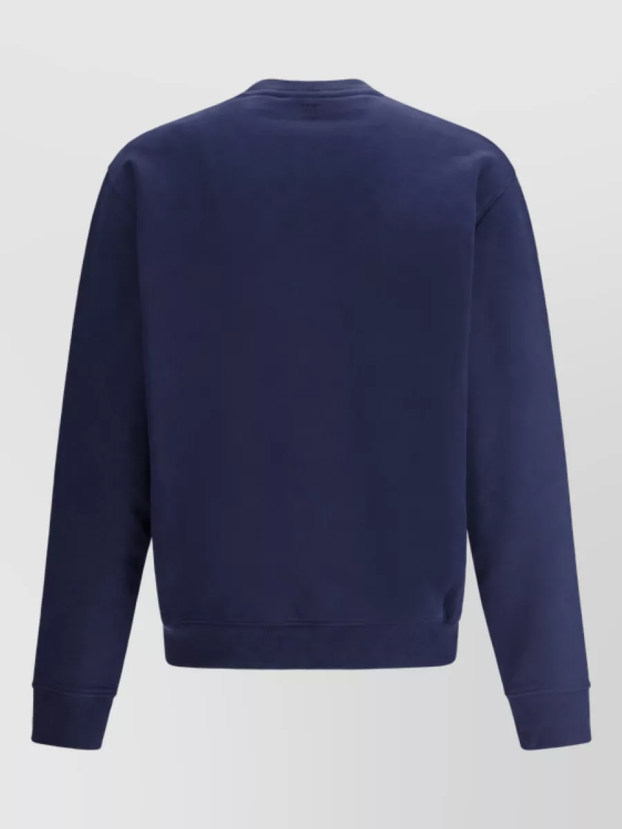 Ami Paris Cotton Logo Sweatshirt
