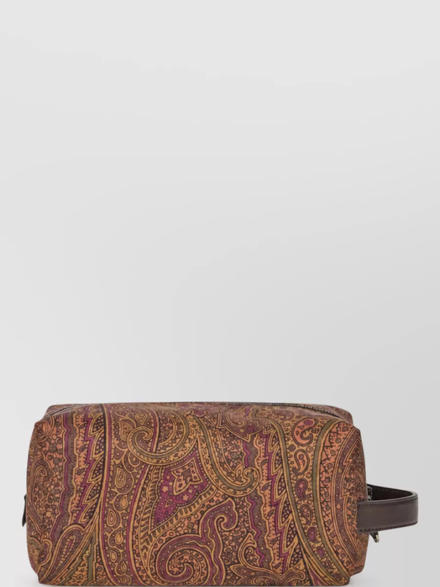 Etro nylon paisley-print belt bag