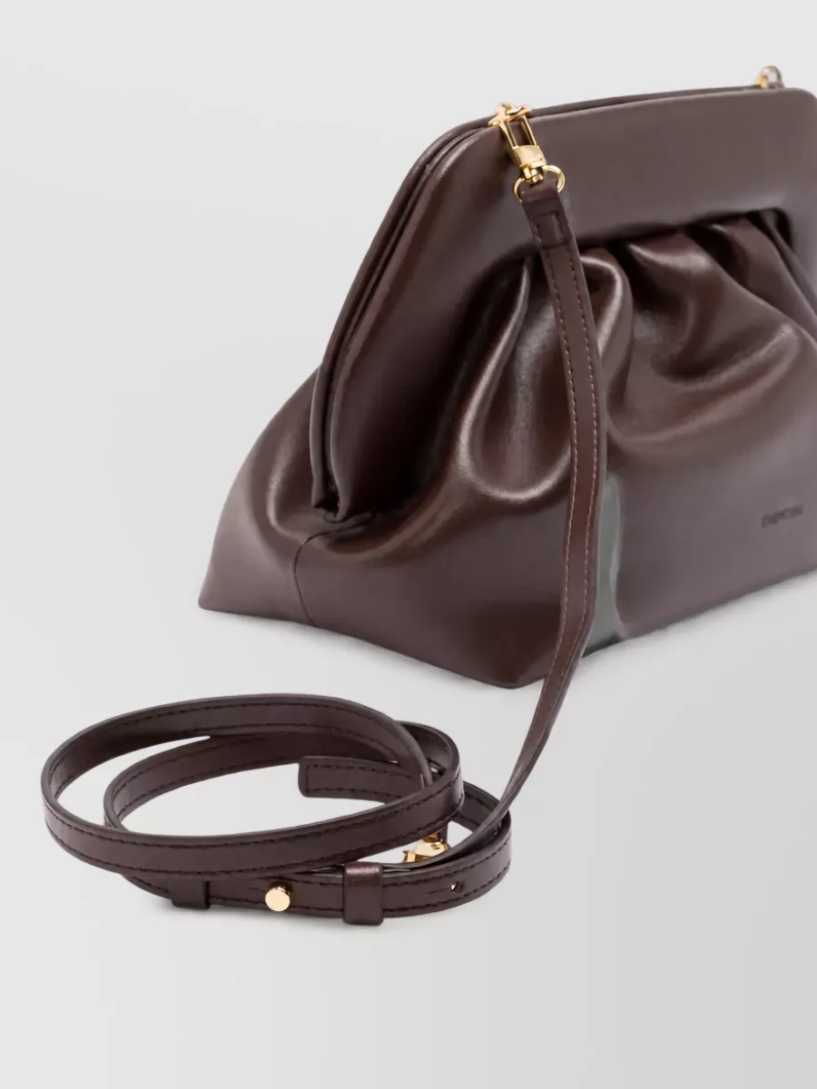 Themoiré Bios Small Ruched Clutch Bag