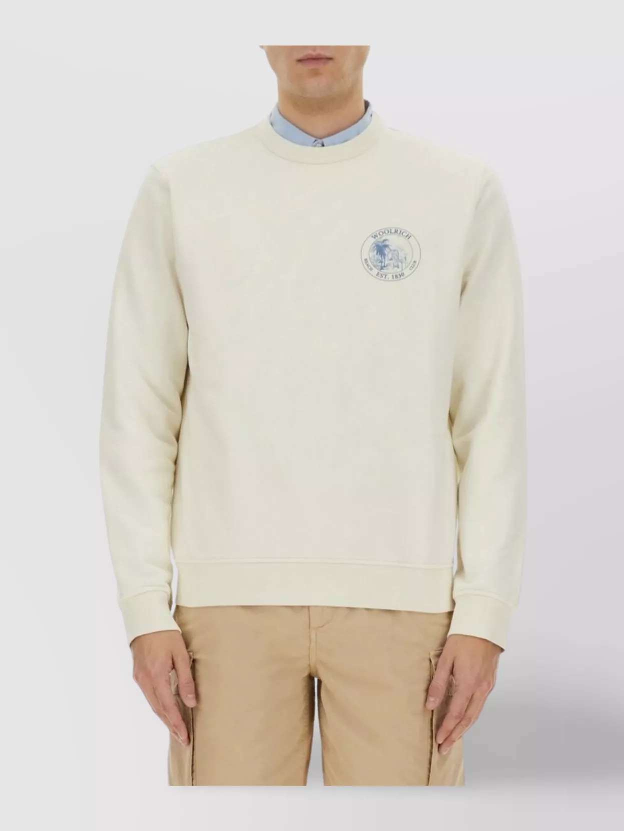 Woolrich Logo Crew Neck Sweater