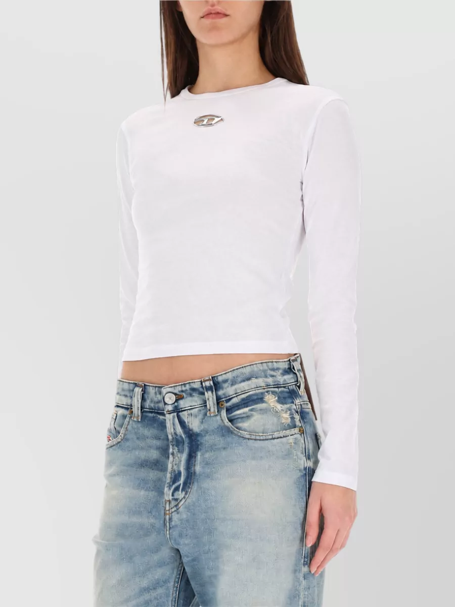 Diesel Cotton Long-Sleeve T-Shirt