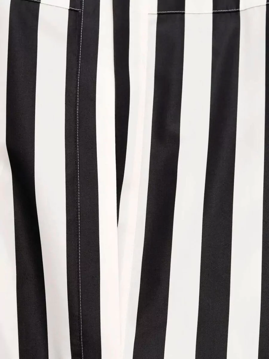 Jacquemus Moisson Tunic Dress Striped Cotton