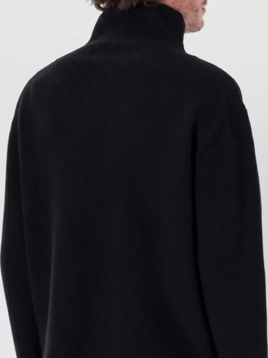 Berner Kühl Ribbed High Neck Wool Jumper